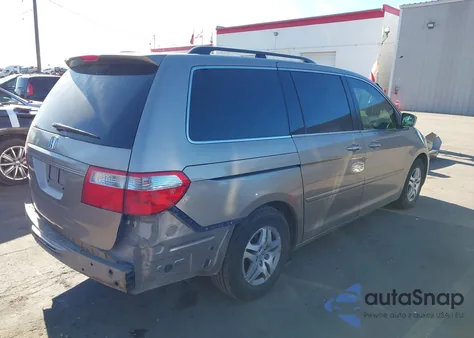 2007 Honda Odyssey Ex from USA, damaged, VIN 5FNRL384X7B108547
